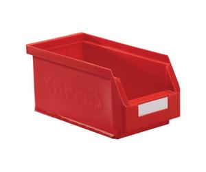 Kappes Boîtes de rangement ouvertes L290xl140xH130mm PE rouge Quantité:1