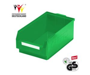 Kappes Boîtes de rangement ouvertes L500xl300xH200mm PE vert Quantité:1