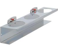 Kappes plan de grille support de boîtes triple largeur / diamètre 300 / 70mm pour système de plaques perforées - 4042.00.1201