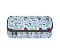 KAPPTYY Cartoon Tools Trousse à crayons originale haute capacité - Grande boîte à stylos - Organiseur portable et esthétique pour adultes, Noir , Taille unique, Organiseur de sac