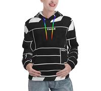 KAPPTYY Classic Movie Clapboard Pull à capuche d'hiver pour femme avec poche avant et poches Noir, Noir , XL