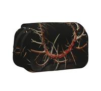 KAPPTYY Crown of Thorns Trousse à crayons pour crayons, boîte de rangement pratique pour stylos aquarelle ou marqueurs, Noir , Taille unique, Organiseur de sac