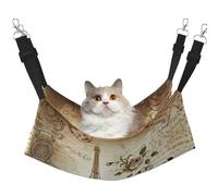 KAPPTYY Hamac lit double face pour animal domestique avec sangles réglables et crochets en métal