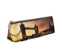 KAPPTYY I Love London School Trousse à crayons à grande ouverture, légère et spacieuse avec fermeture éclair, blanc, Taille unique, Organiseur de sac