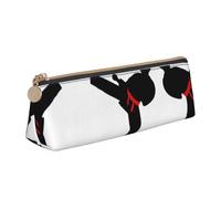 KAPPTYY Karaté Boy Vector Ceinture changeante Couleur école Trousse à crayons à grande ouverture, légère et spacieuse avec fermeture éclair, blanc, Taille unique, Organiseur de sac