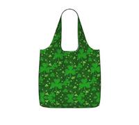 KAPPTYY Sac fourre-tout pliable et réutilisable, compact et léger pour la Saint-Patrick