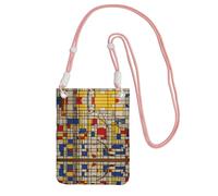 KAPPTYY Sac universel pour téléphone portable en tissu de boue africaine imprimé tribal pour l'extérieur, convient à n'importe quel téléphone Rose