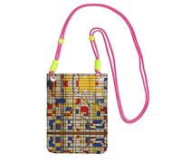 KAPPTYY Sac universel pour téléphone portable en tissu de boue africaine imprimé tribal pour téléphone portable