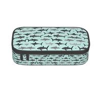 KAPPTYY Shark Trousse à crayons originale de grande capacité pour adultes, Noir , Taille unique, Organiseur de sac