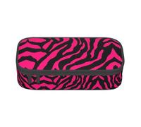 KAPPTYY Trousse à crayons originale haute capacité Zebra Tiger Leopard Pink - Grande boîte à stylos portable et esthétique pour adultes, Noir , Taille unique, Organiseur de sac