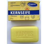 Kappus Lot de 10 savons à base de citron - 150 g - Sans plastique - Dans un carton - Parfum citron