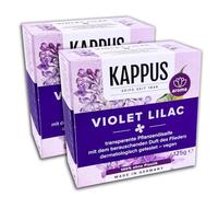 Kappus Lot de 2 savons violet lilas 2 x 125 g