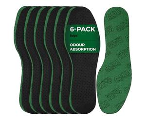 Kaps Active Carbon Semelles de Rechange au Charbon Actif, Paquet de 6 Paires de Semelles Confortables pour Homme et Femme, Utilisation avec Technologie Anti Odeur (42 EUR)