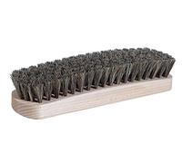 Kaps Brosse à Polir les Chaussures - 100% Crins de Cheval ou Poils Synthétiques Solides - Pour Nettoyer et Polir les Chaussures & Sacs en Cuir (Crins de Cheval - 18 cm / 7 inch)