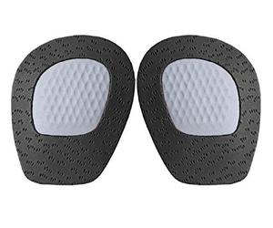 Kaps Cody Noir - Demi-semelles pour Chaussures - Coussinet en Cuir et Latex - Antidérapantes - Unisexe - Taille Unique