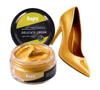Kaps Crème Délicate - Crème De Cirage Cuir Naturel Et Synthé - Soin Chaussures Professionnel - Soin Intensif Du Cuir Et Nourrissant- Pot Verre 50ml - Plusieurs Couleurs (405 - Or)