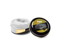 Kaps Crème Délicate - Crème De Cirage Cuir Naturel Et Synthé - Soin Chaussures Professionnel - Soin Intensif Du Cuir Et Nourrissant- Pot Verre 50ml - Plusieurs Couleurs (101 - Blanc)