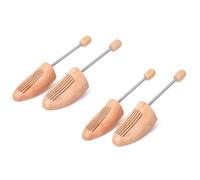 Kaps Embauchoirs en Bois pour Hommes et Femmes (lot de 2), Embauchoirs en Bois Hêtre Durable, Parfait pour Cuir et Daim, Préserve la Forme, Absorbe L'humidité (L36 - L37)