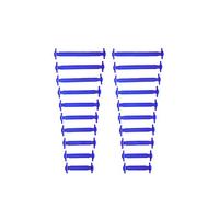 Kaps Ensemble de Lacets en Silicone Sans Cravate, Lacets Amusants en Plusieurs Couleurs, Ensemble de Lacets de 20 Pièces Pour Baskets et Baskets Pour Enfants et Adultes, Violet
