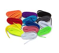 Kaps Ensemble de lacets plusieurs couleurs - 14 paires de lacets colorés pour baskets et baskets - Ensemble de lacets amusants et brillants pour sneaker Fabriqué en Europe (120 cm - 47 inch)