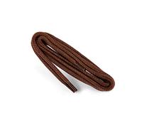 Kaps Lacets cirés épais de, lacets 100% coton naturel avec finition en cire, quatre longueurs 60 cm - 120 cm, fabriqués en Europe - (60 cm - 24 pouces - 3 à 4 paires d'oeillets / 76 - Marron)