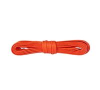 Kaps Lacets Colorés pour Chaussures, Plats et Cirés, 100% Coton de Qualité, 5 mm de Large, Fabriqués en Europe (120 cm - 47 pouce - 6-8 paires d'œillets / 98 - Orange)