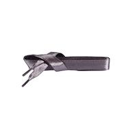 Kaps Lacets Fantaisie, Rubans de Satin pour Baskets et Chaussures, Lacets Adulte Enfant Larges Plats de Qualité, Différentes Couleurs et Longueurs, 1 Paire (120 cm - 47 pouces - 6 à 8 œillets/Gris)