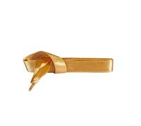 Kaps Lacets Fantaisie, Rubans de Satin pour Baskets et Chaussures, Lacets Adulte Enfant Larges Plats de Qualité, Différentes Couleurs et Longueurs, 1 Paire (90 cm - 36 pouces - 5 à 6 œillets/Doré)