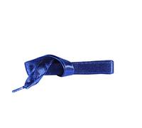 Kaps Lacets Fantaisie, Rubans de Satin pour Baskets et Chaussures, Lacets Adulte Enfant Larges Plats de Qualité, Différentes Couleurs et Longueurs, 1 Paire (90 cm - 36 pouces - 5 à 6 œillets/Bleu)