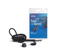 Kaps Lacets Fast n, Lacets Élastiques sans Cravate pour Enfants et Adultes, Lacets Amusants en Plusieurs Couleurs, Lacets Rapides et Faciles pour Baskets et Baskets (Noir)