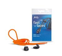 Kaps Lacets Fast n, Lacets Élastiques sans Cravate pour Enfants et Adultes, Lacets Amusants en Plusieurs Couleurs, Lacets Rapides et Faciles pour Baskets et Baskets (Orange_noir)