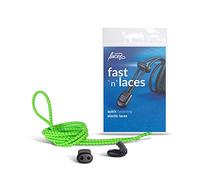 Kaps Lacets Fast n, Lacets Élastiques sans Cravate pour Enfants et Adultes, Lacets Amusants en Plusieurs Couleurs, Lacets Rapides et Faciles pour Baskets et Baskets (Vert noir)