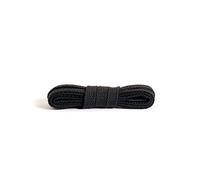 Kaps Lacets plats, lacets durables 100% coton de haute qualité, fabriqués en Europe, 1 paire, plusieurs couleurs et longueurs (180 cm - 9 à 12 paires d'oeillets / 91 - noir)