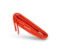 Kaps Lacets ronds cirés, lacets 100% coton naturel, lacets élégants pour chaussures habillées et décontractées, fabriqués en Europe (90 cm - 36 pouces - 5 à 6 paires d'oeillets / 98 - Orange)