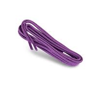 Kaps Lacets ronds cirés, lacets 100% coton naturel, lacets élégants pour chaussures habillées et décontractées, fabriqués en Europe (90 cm - 36 pouces - 5 à 6 paires d'oeillets / 92 - Violet)