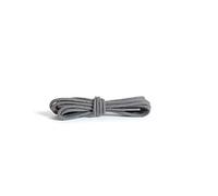 Kaps Lacets Ronds et Fins, Lacets en 100% Coton de Qualité pour Chaussures Élégantes et Décontractées, 2 mm de Largeur, 1 Paire (60 cm - 24 inch - 3 to 4 Paires Œillets/ 84 - gris foncé)