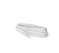 Kaps Lacets ronds, lacets durables 100% coton de haute qualité, fabriqués en Europe, 1 paire, plusieurs couleurs et longueurs (75 cm - 4 à 5 paires d'oeillets / 01 - blanc)