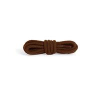 Kaps Round Thick Laces, 5-6mm de diamètre, lacets de chaussures durables 100% coton pour chaussures de sport, fabriqués en Europe, 1 paire (150 cm - 60 inch - 7 à 10 paires d'oeillets/ 76 - Marron)