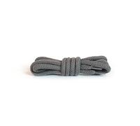 Kaps Round Thick Laces, 5-6mm de diamètre, lacets de chaussures durables 100% coton pour chaussures de sport, fabriqués en Europe, 1 paire (120 cm - 47 inch - 6 à 8 paires d'oeillets/ 84 - Gris foncé)