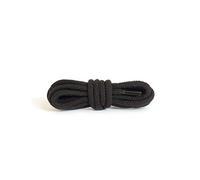 Kaps Round Thick Laces, 5-6mm de diamètre, lacets de chaussures durables 100% coton pour chaussures de sport, fabriqués en Europe, 1 paire (150 cm - 60 inch - 7 à 10 paires d'oeillets/ 91 - Noir)