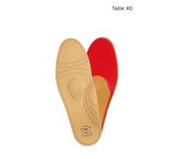KAPS Semelles cuir d’agneau profilées Relax Shock Absorber Pecari - soutien voûte & amortisseur talon, 35-46 EU 44