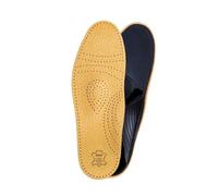 KAPS Semelles Intérieures "Relax" - Semelles Orthopédiques en Cuir - Confortable pour Pids Plats (Pointure EU 38)