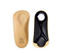 Kaps Semelles orthopédiques en cuir 3/4 avec support d'arc longitudinal et transversal, inserts de chaussures orthopédiques pour hommes et femmes, boléro (44 EUR)