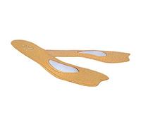 Kaps Semelles orthopédiques en cuir 3/4 pour les escarpins et les talons hauts avec soutien de la voûte plantaire, inserts de chaussures à bout ouvert pour les femmes, ballet (38 EUR)