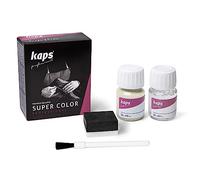 KAPS Super Color - Teinture pour Cuir Naturel - Matières Synthétiques et Textiles - 25 ml - Plusieurs couleurs, Gris/Blanc