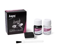 KAPS Super Color - Teinture pour Cuir Naturel - Matières Synthétiques et Textiles - 25 ml - Plusieurs couleurs, Noir