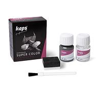 KAPS Super Color - Teinture pour Cuir Naturel - Matières Synthétiques et Textiles - 25 ml - Plusieurs couleurs, 115 - Dark Grey