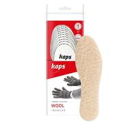 Kaps Wool Semelles en Laine 100% Naturelle de Qualité, Semelles pour Chaussures d'Hiver, Fabriquées en Europe, Toutes Tailles Disponibles, Taille Ajustable à Découper