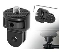KAPSING 1/4 inch Rotation 360° Tripod Mount Thread Adapter Camera Accessories Compatible with Gopro Helmet Mount Motorcycle Compatible with Insta 360 x2 x3 and Other Action Cameras