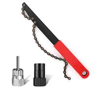 Kapsuen Fouet de chaîne de vélo - 3 pièces extracteur de pignon extracteur de pignon extracteur de Cassette Outil de vélo Roue Libre